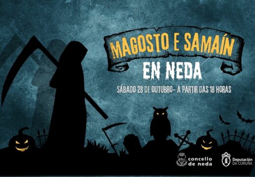 Neda prepárase para gozar o 28 do outubro do tradicional magosto e do samaín máis animado